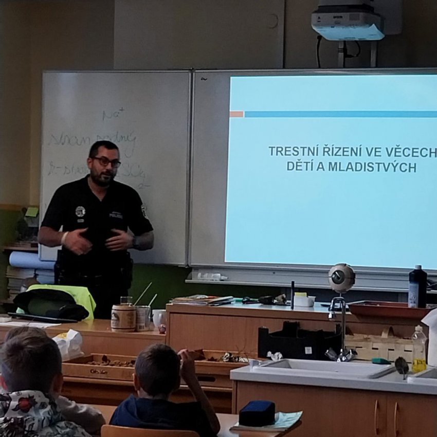 Preventivní program v šestých třídách s MP Kaplice