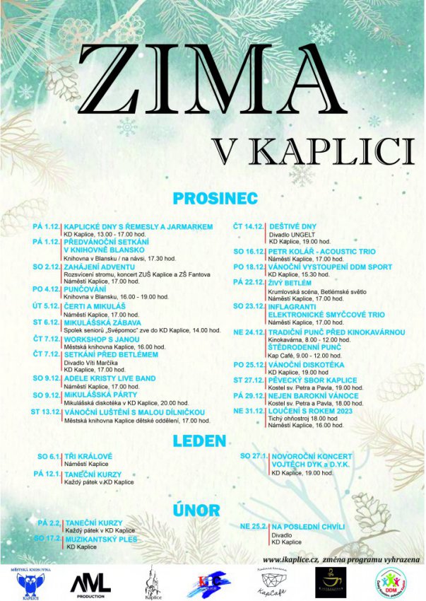 ZIMA V KAPLICI