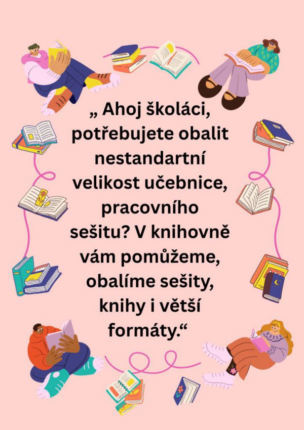 Obalování knih a sešitů pro školály