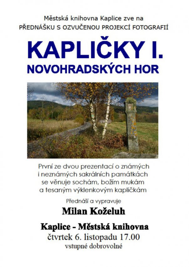 Kapličky Novohradských hor