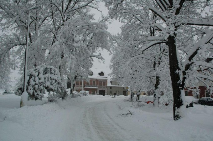 Kaplice pod sněhem  (3. ledna 2006)