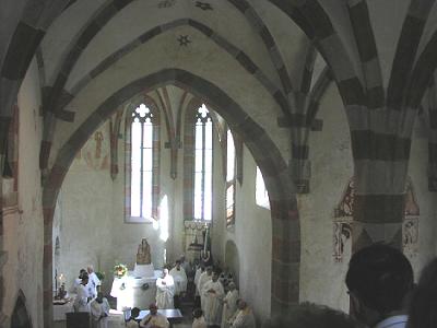 Kostel Narozen Panny Marie v Cetvinch, interir